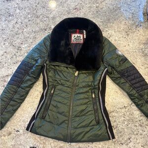 Alp N Rock Women's Green and Black Ski Jacket